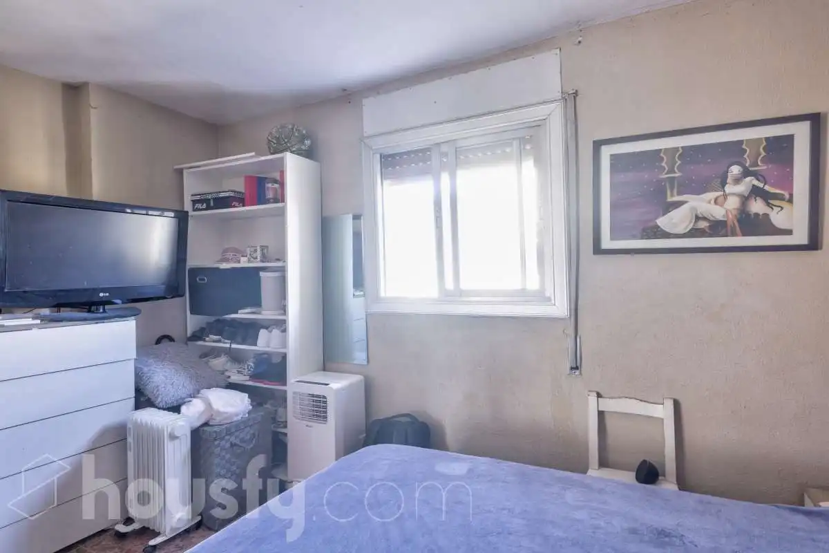 Schlafzimmer von Wohnung zum Verkauf in Barcelona mit Klimaanlage, Terrasse und Balkon