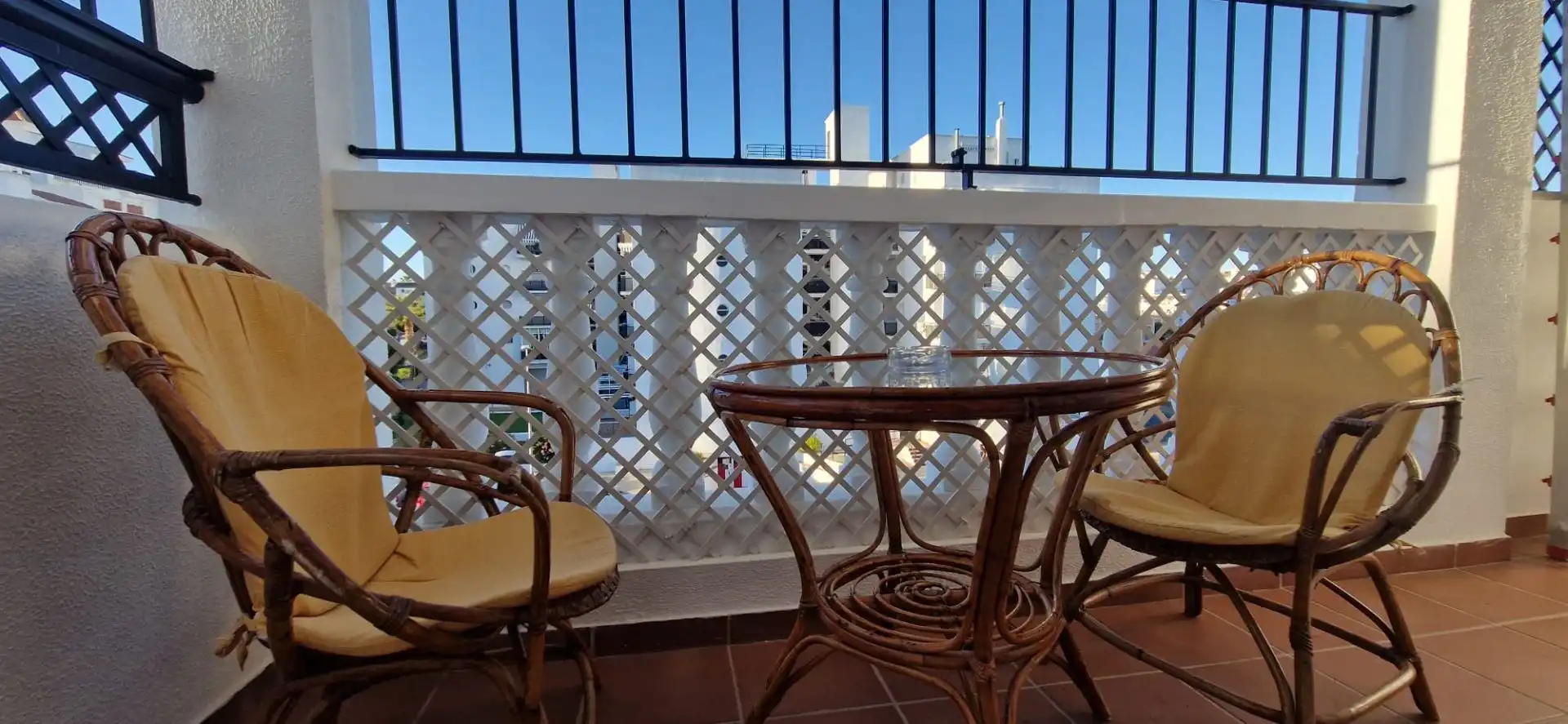 Terrassa de Apartament de lloguer en El Portil amb Piscina comunitària