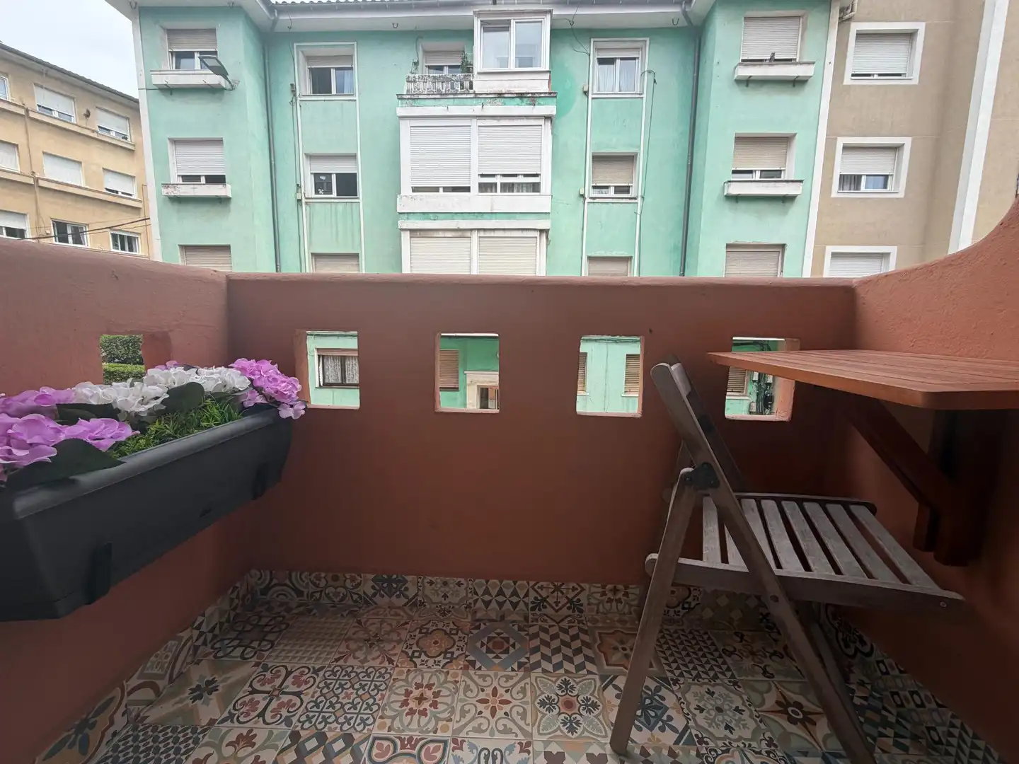 Terraza de Piso de alquiler en Santander con Calefacción, Terraza y Amueblado