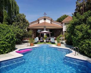 Swimming pool of House or chalet for sale in Santa Amalia  with Air Conditioner, Terrace and Swimming Pool