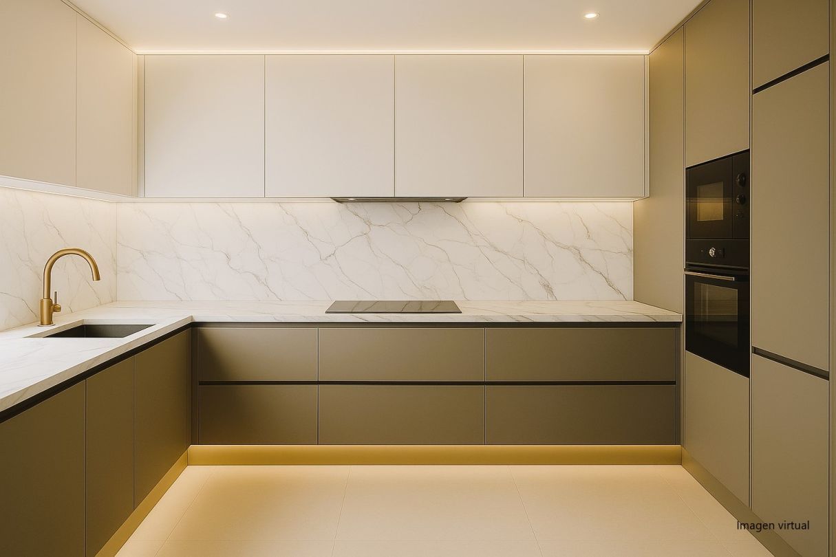 Kitchen of Flat for sale in Donostia - San Sebastián   with Heating and Balcony