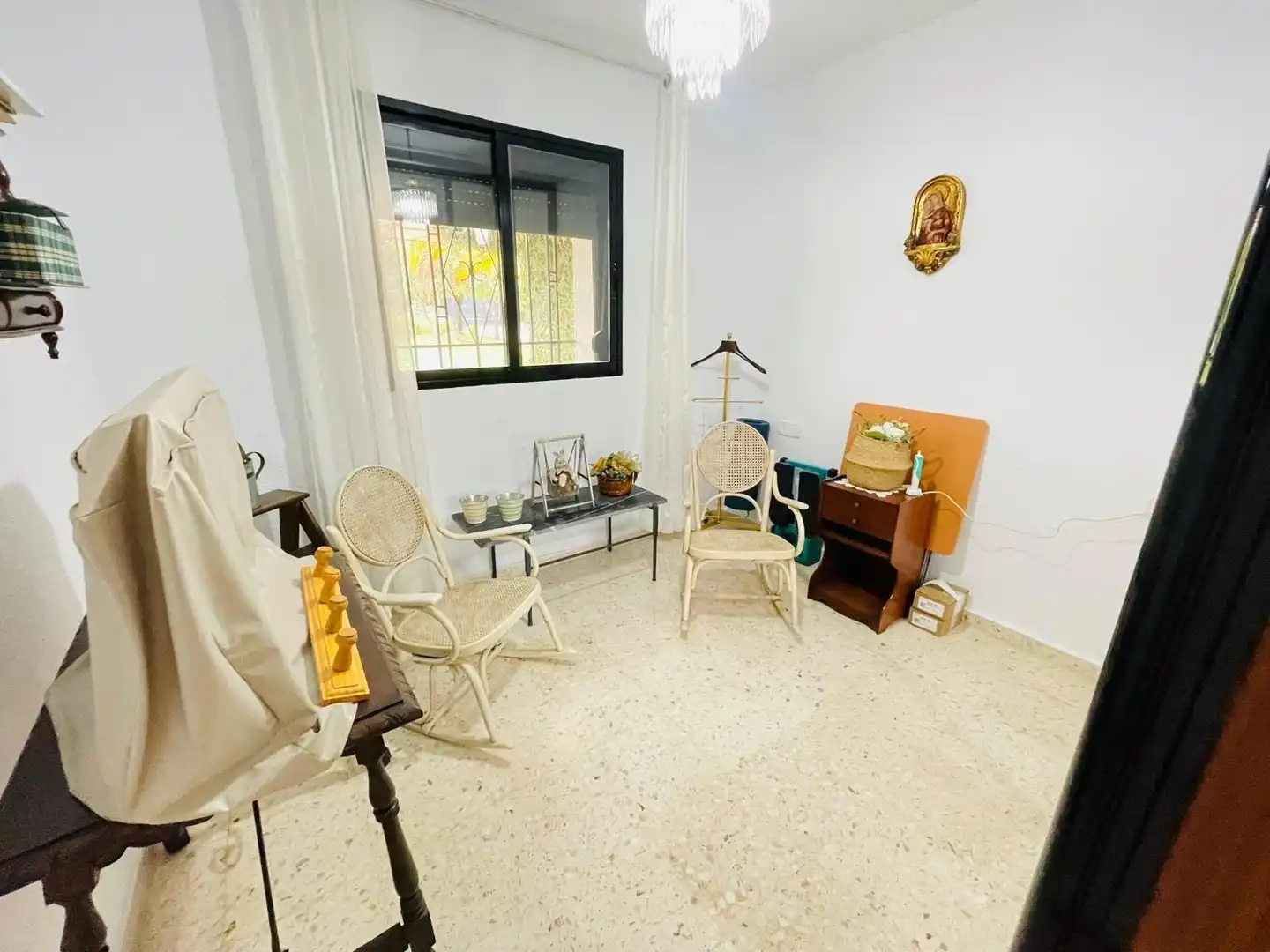 Sala de estar de Casa o chalet en venta en Casar de Cáceres con Aire acondicionado, Jardín privado y Terraza
