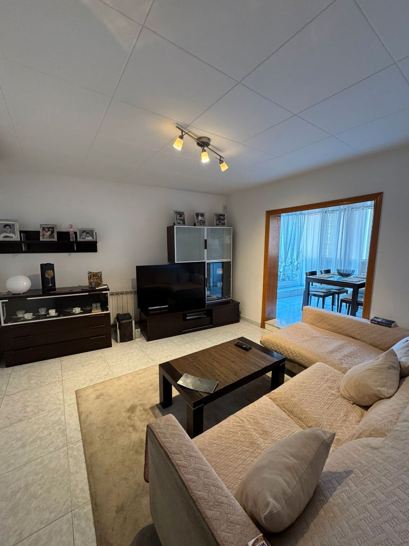 Living room of Duplex for sale in Badalona  with Air Conditioner, Parquet flooring and Terrace
