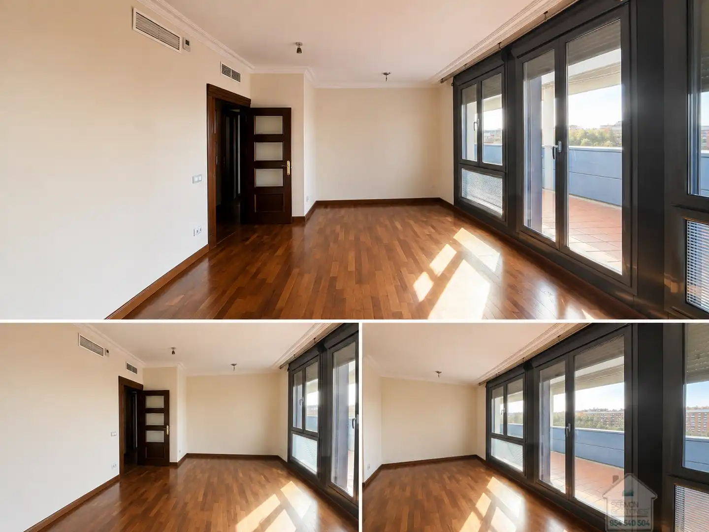 Sala d'estar de Àtic de lloguer en Sevilla amb Aire condicionat, Calefacció i Parquet
