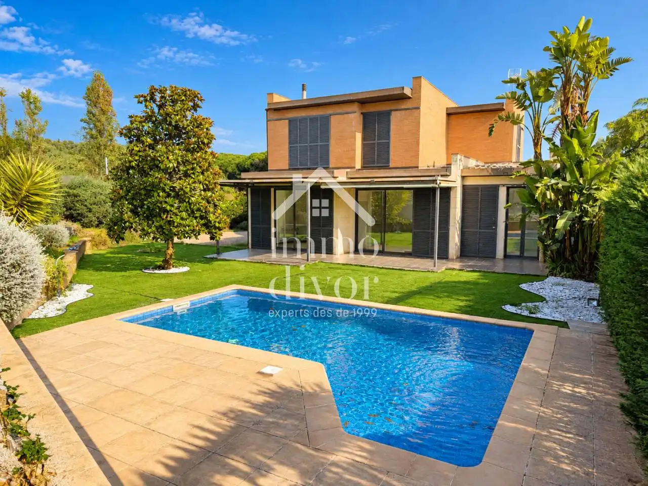 Jardí de Casa o xalet en venda en Sant Vicenç de Montalt amb Aire condicionat, Calefacció i Jardí privat