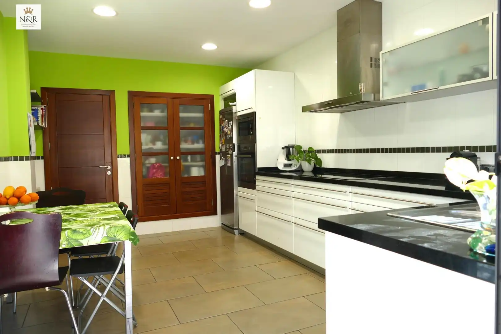 Küche von Haus oder Chalet zur Miete in Binissalem mit Klimaanlage, Heizung und Privatgarten