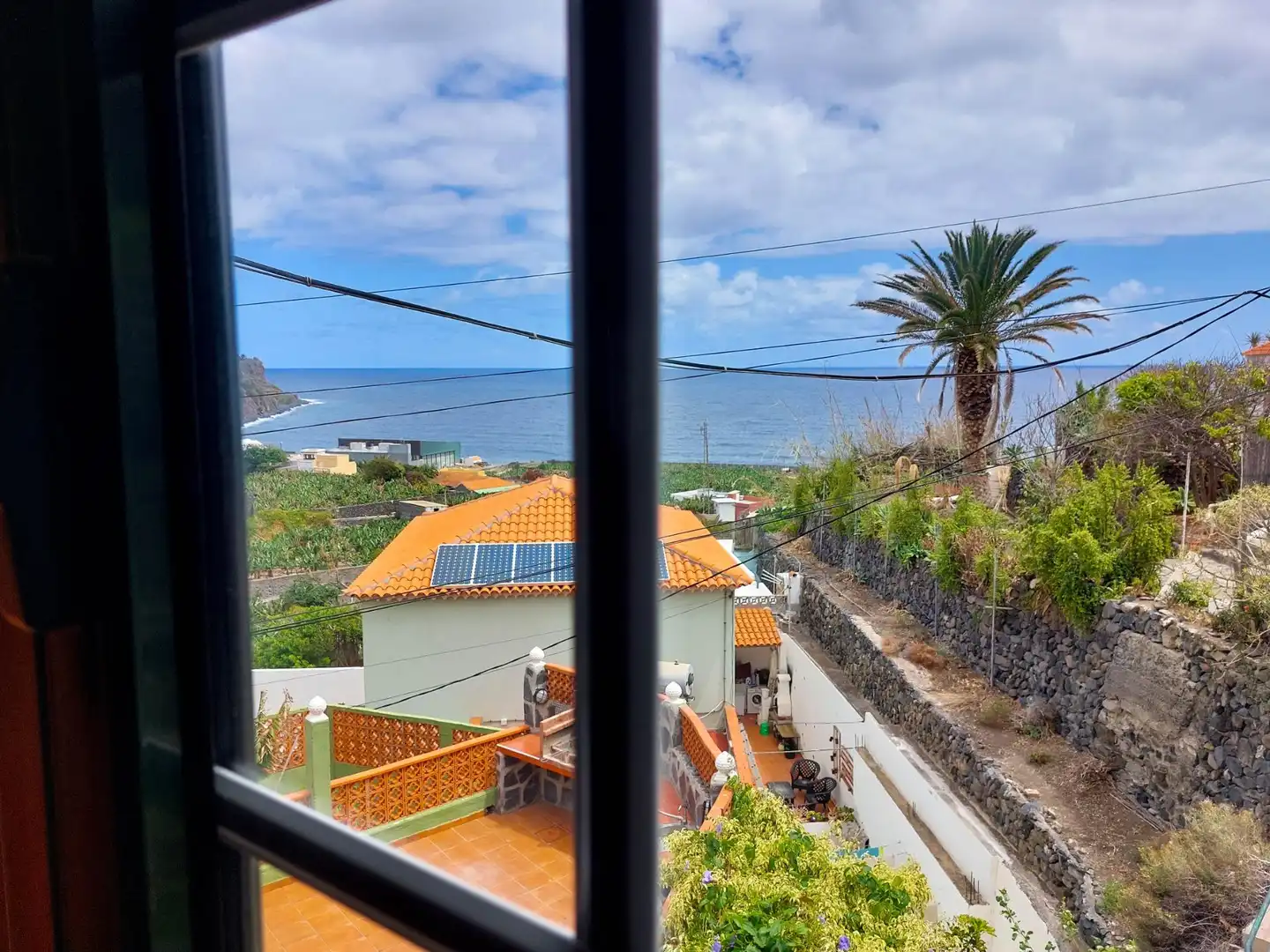Vista exterior de Finca rústica en venta en Hermigua con Jardín privado, Terraza y Amueblado