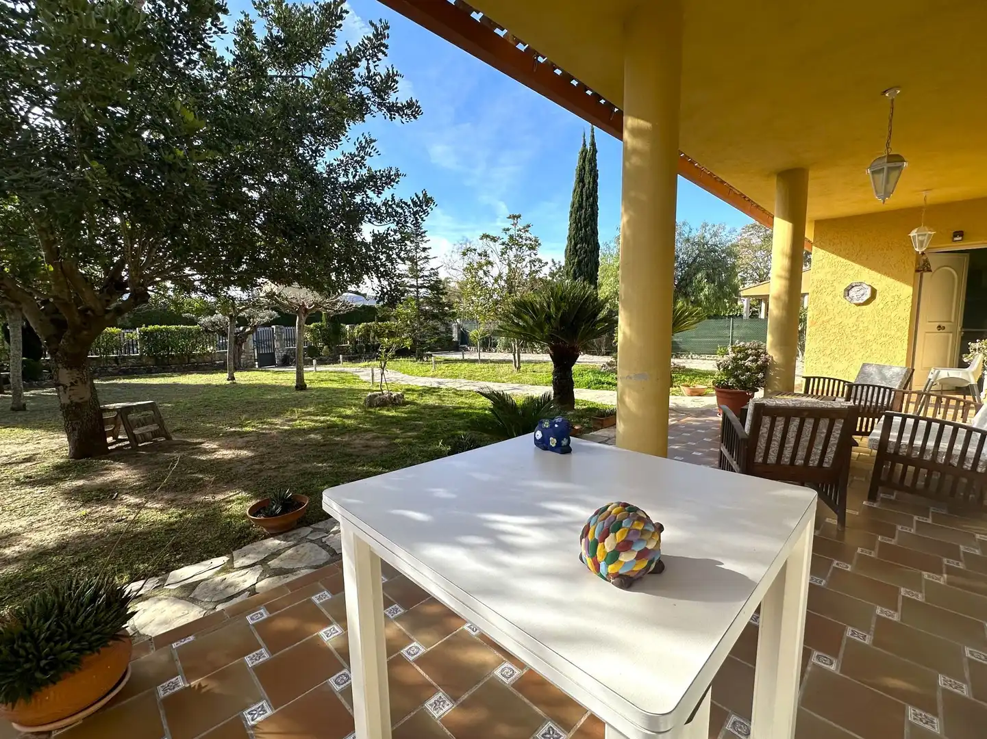 Jardí de Casa o xalet en venda en Ontinyent amb Calefacció, Jardí privat i Terrassa