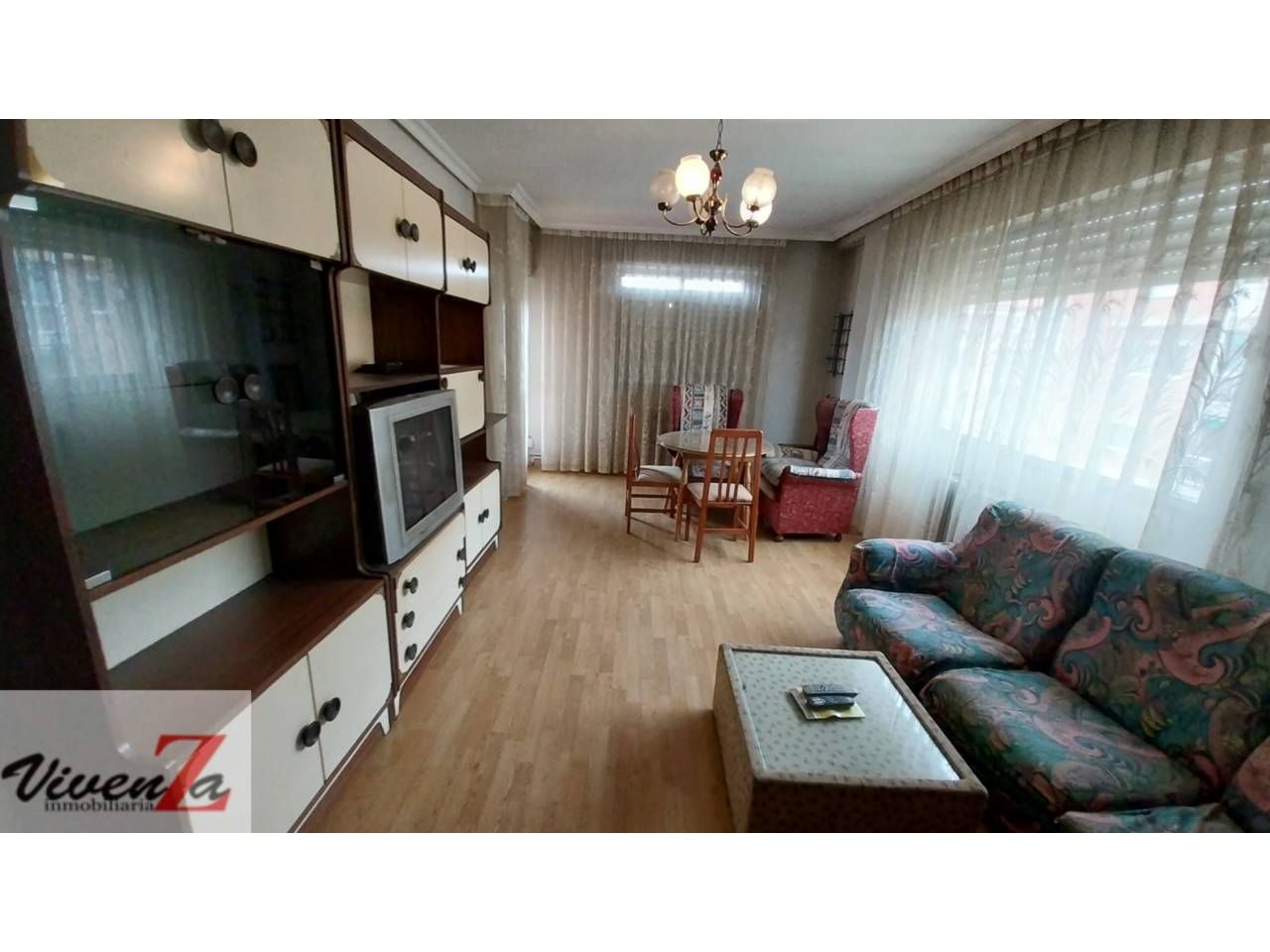 Living room of Flat for sale in Zamora Capital   with Heating, Furnished and Balcony