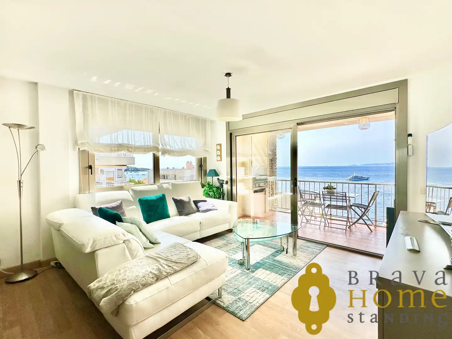 Sala de estar de Ático en venta en Roses con Aire acondicionado, Terraza y Trastero