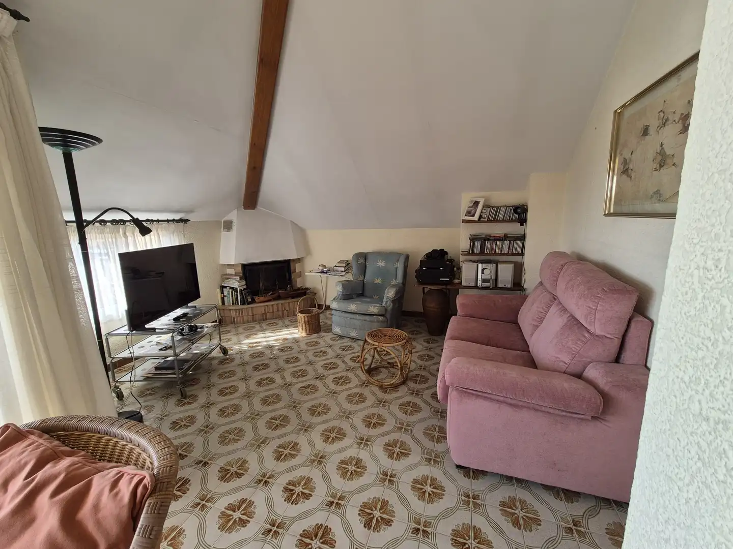 Wohnzimmer von Maisonette zum Verkauf in Calonge i Sant Antoni mit Heizung, Terrasse und Abstellraum