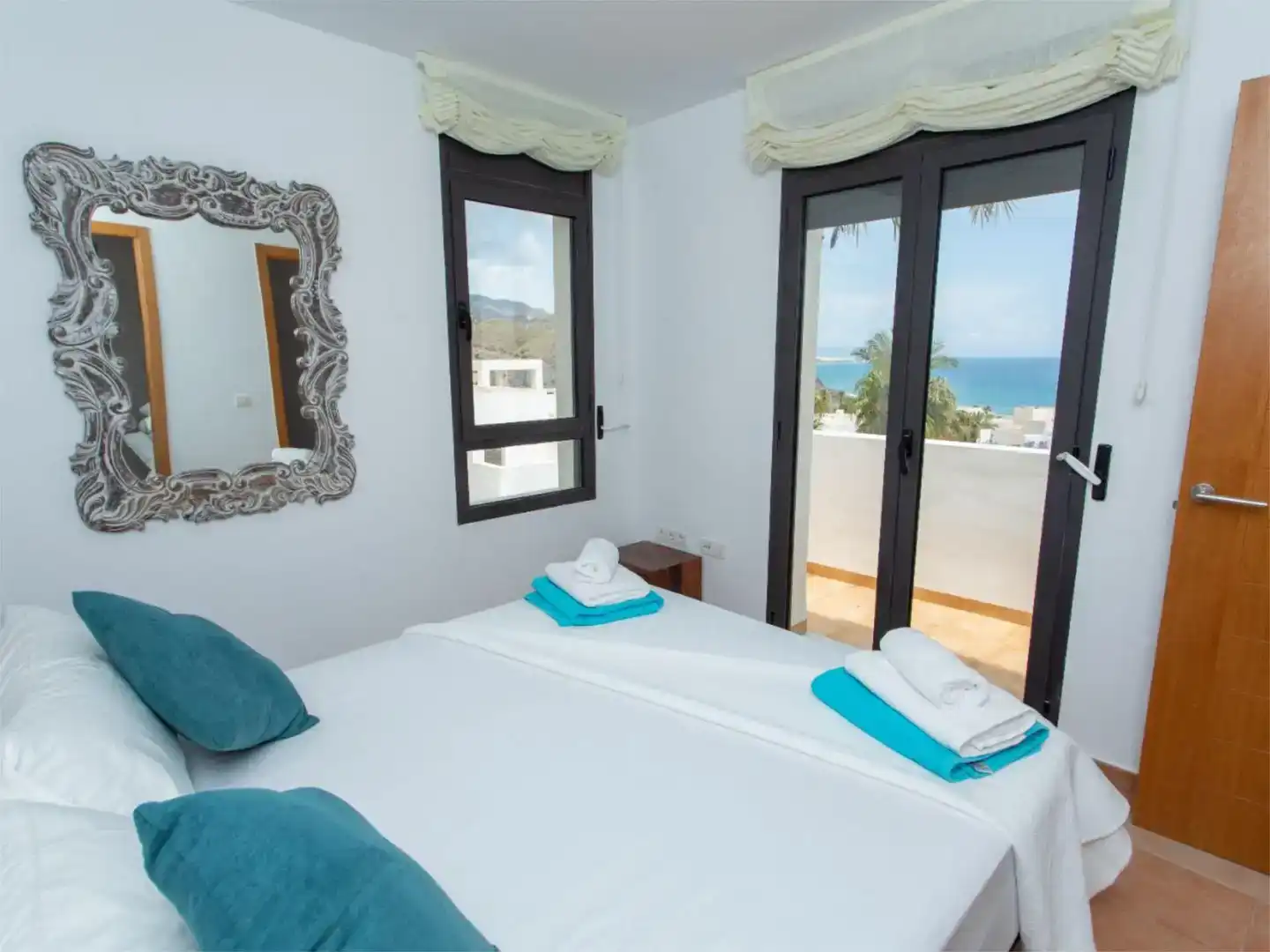 Bedroom of Flat for sale in Mojácar  with Air Conditioner, Swimming Pool and Balcony