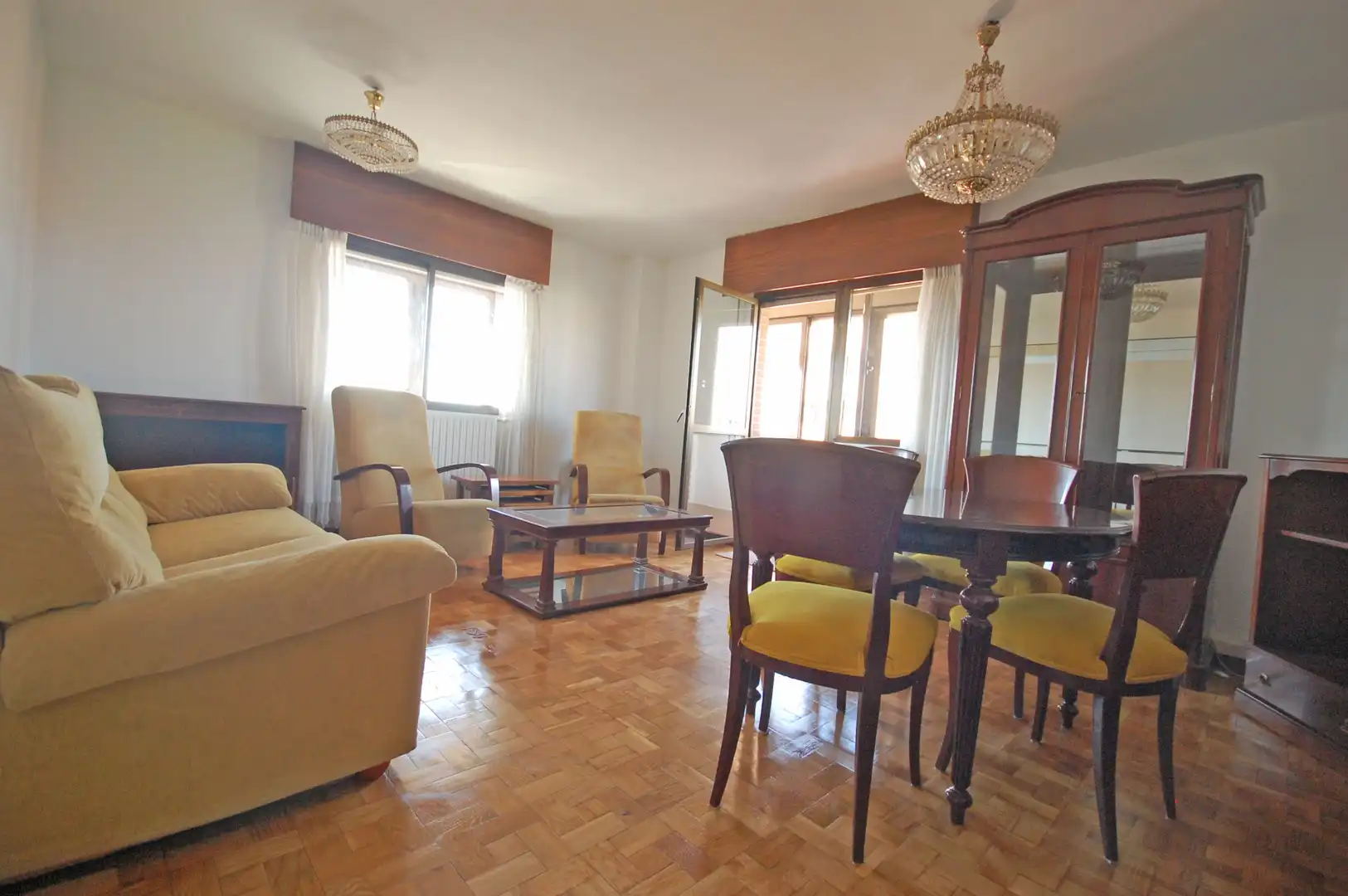 Sala d'estar de Pis de lloguer en Madrid amb Aire condicionat, Calefacció i Moblat