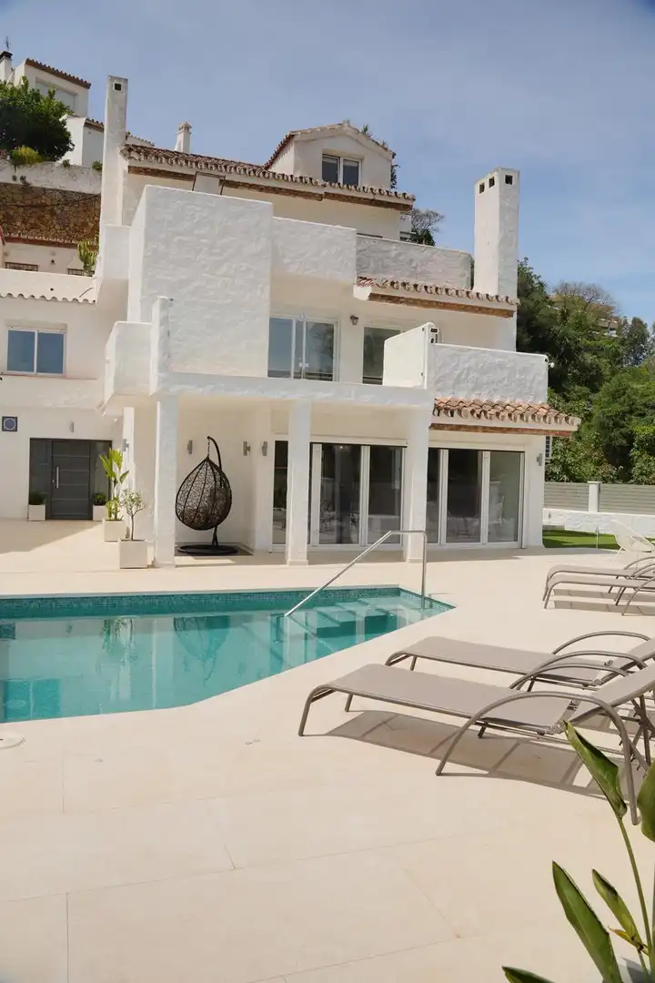 Piscina de Casa o xalet de lloguer en Marbella amb Jardí privat, Terrassa i Piscina