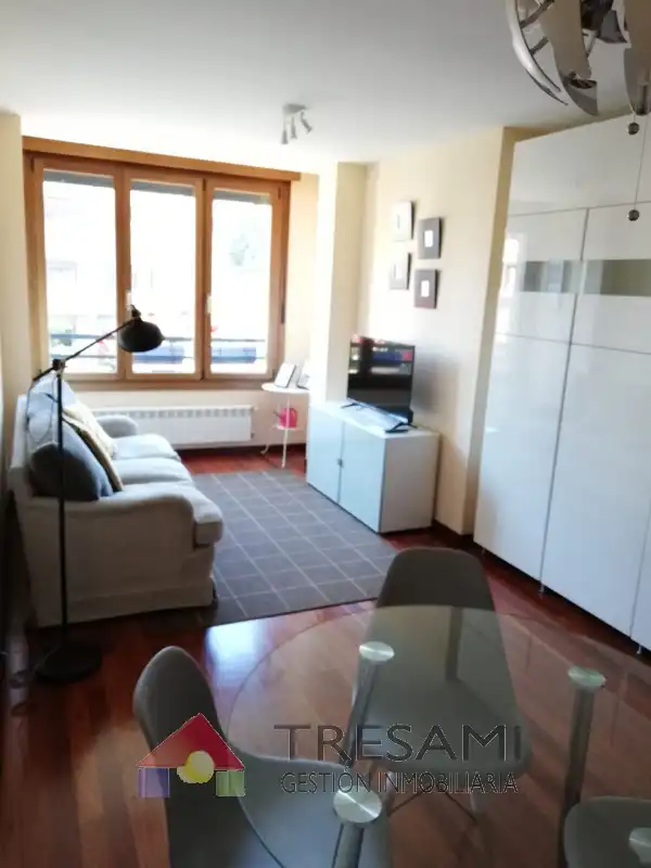 Living room of Flat for rent in Gijón   with Heating