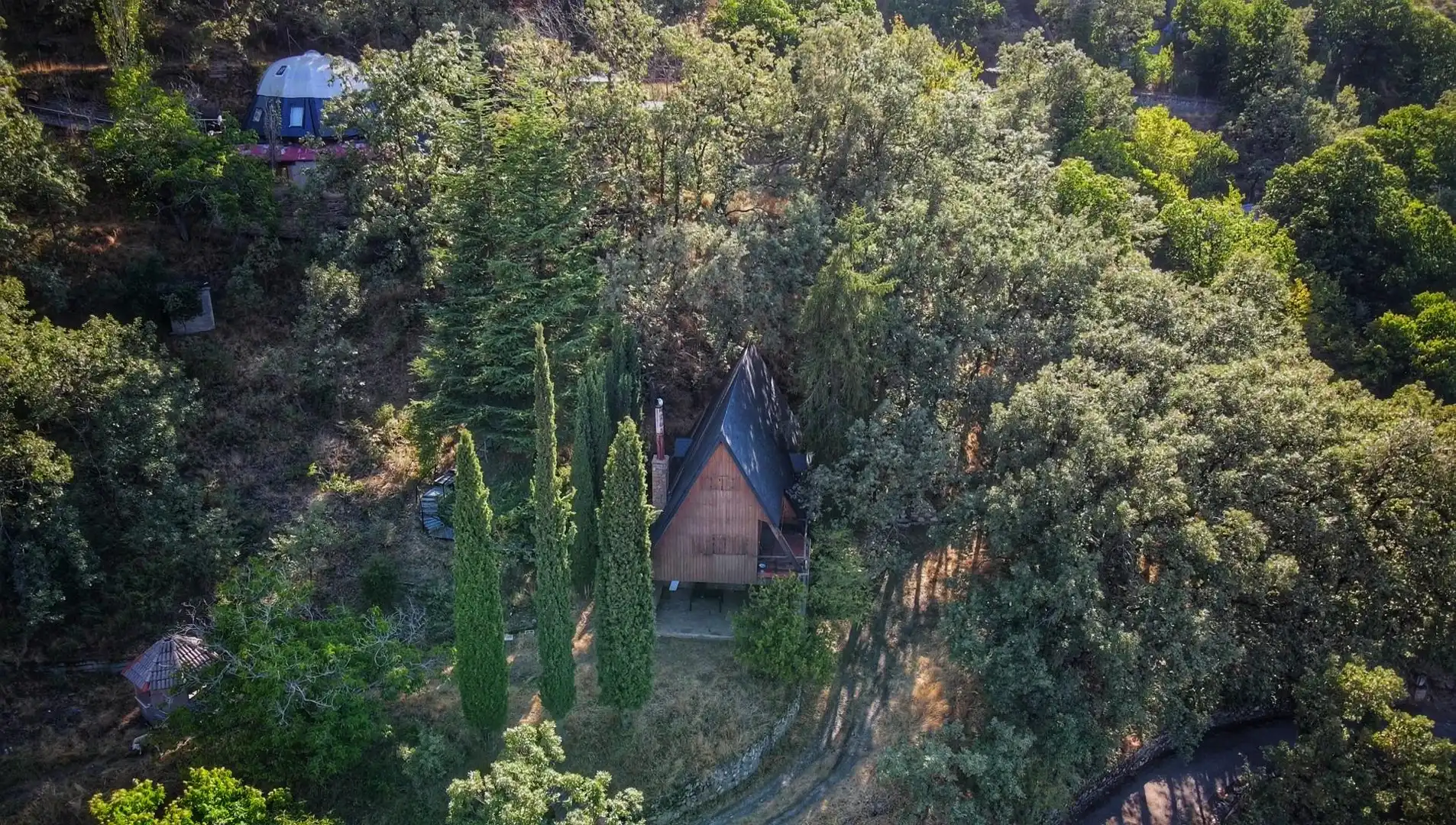 Vista exterior de Casa o chalet en venta en Güéjar Sierra con Calefacción, Jardín privado y Terraza