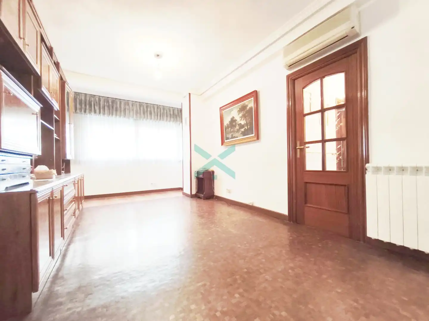 Sala d'estar de Pis en venda en Madrid amb Calefacció, Jardí privat i Parquet