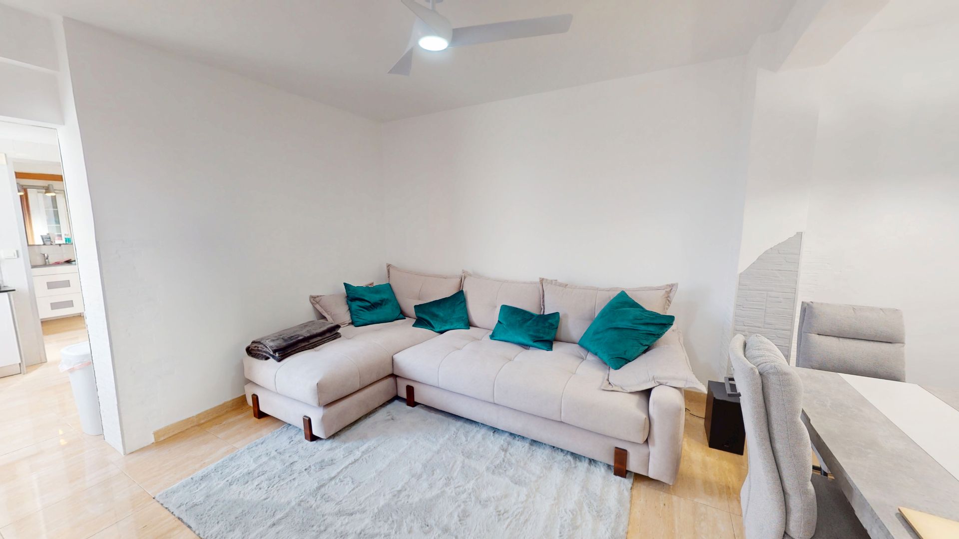 Living room of Flat for sale in Sant Joan d'Alacant  with Air Conditioner, Furnished and Oven