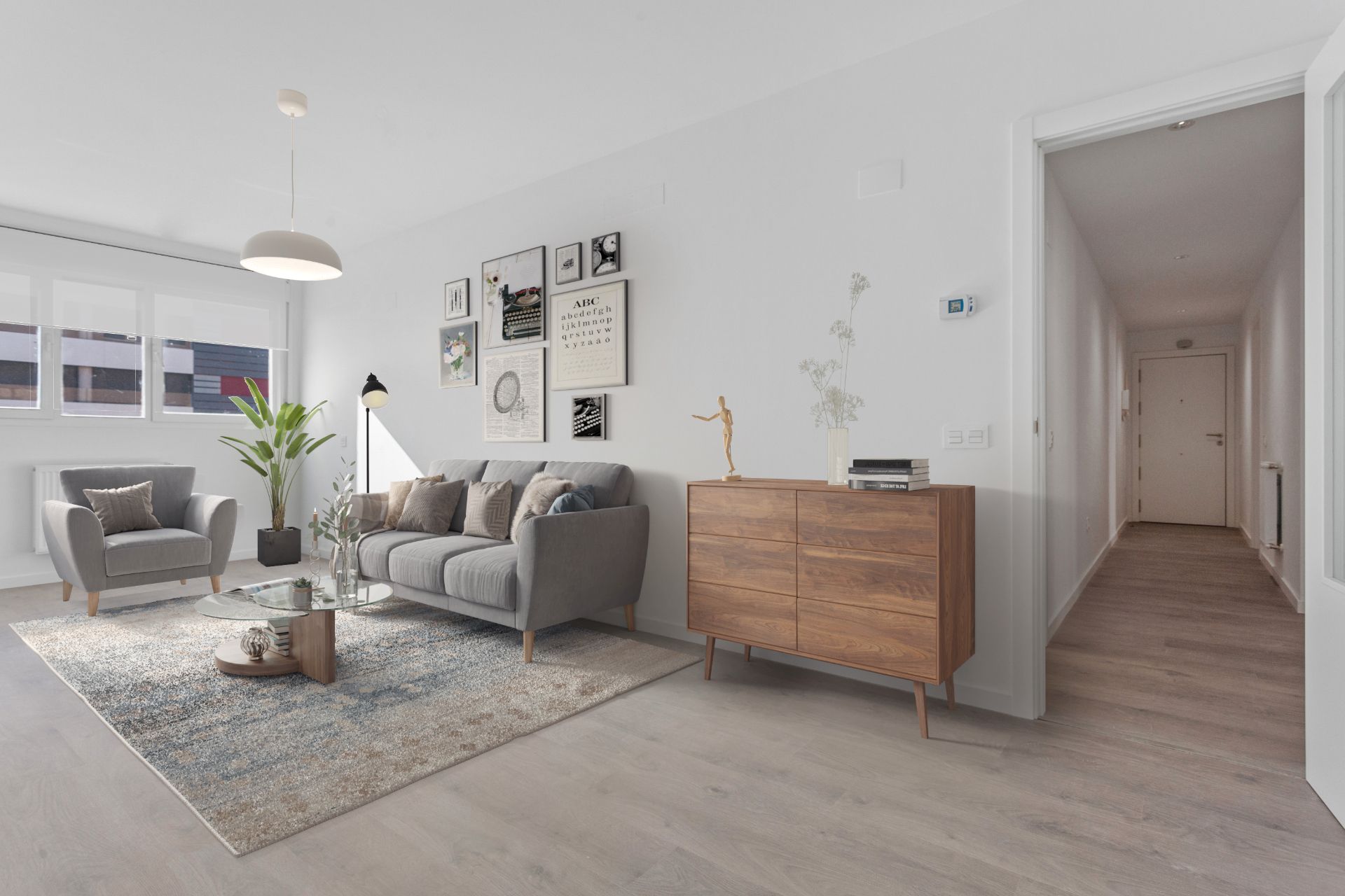 Living room of Flat to rent in  Madrid Capital  with Storage room, Oven and Washing machine