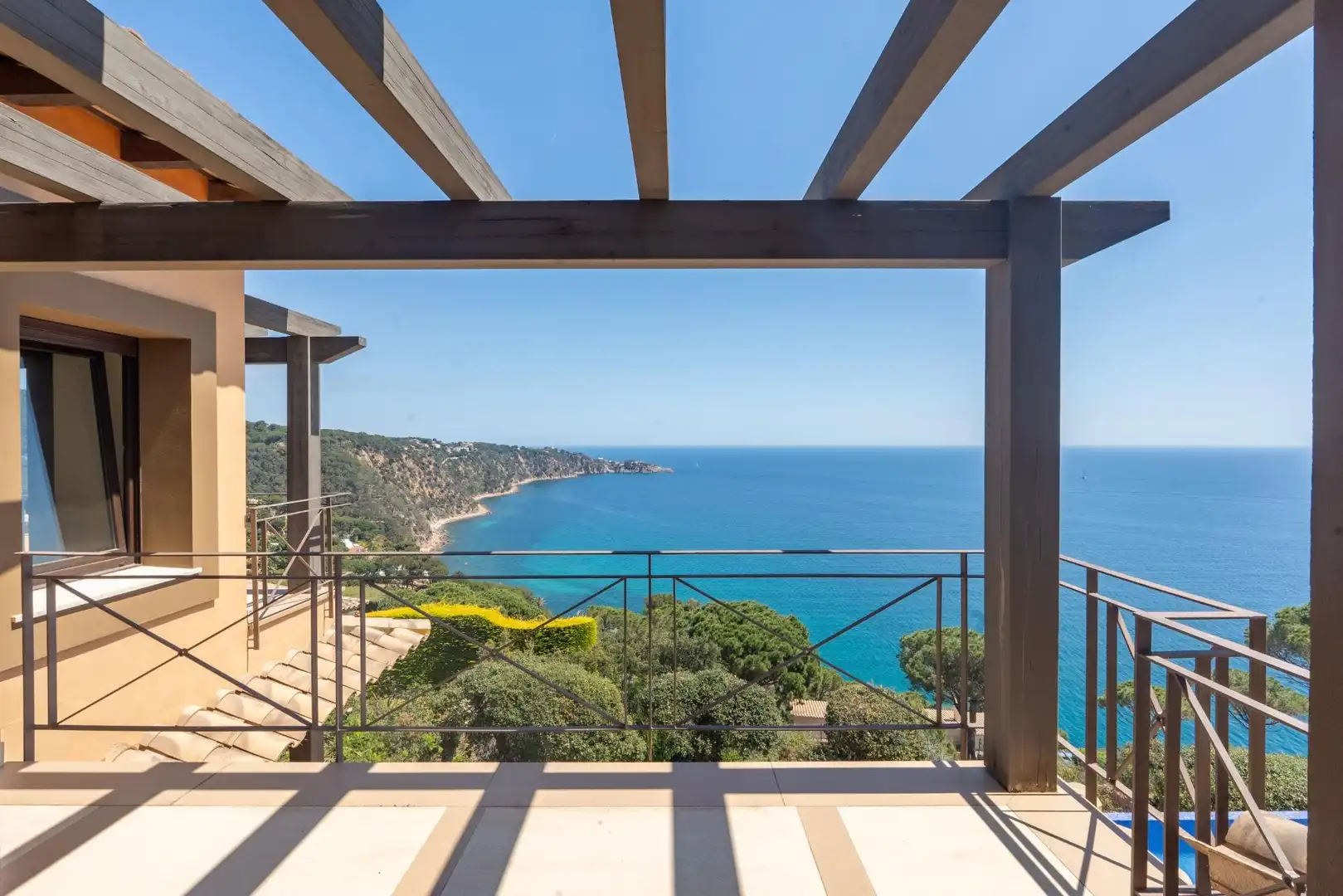 Terrassa de Casa o xalet de lloguer en Sant Feliu de Guíxols amb Aire condicionat, Jardí privat i Terrassa