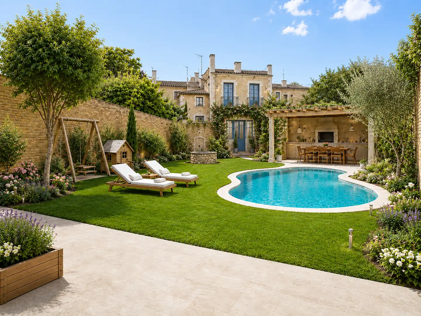 Swimming pool of Houses for sale in Torrebesses  with Private garden, Terrace and Storage room