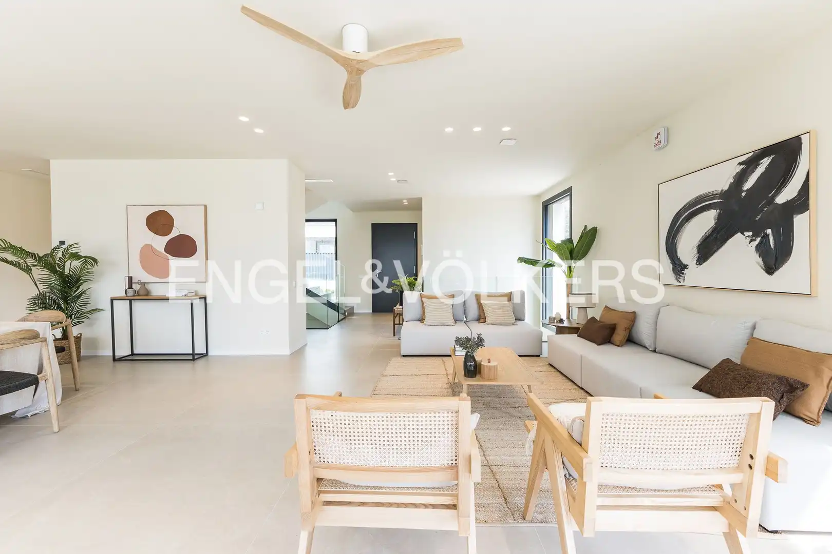 Sala de estar de Casa o chalet en venta en Sitges con Aire acondicionado, Calefacción y Jardín privado