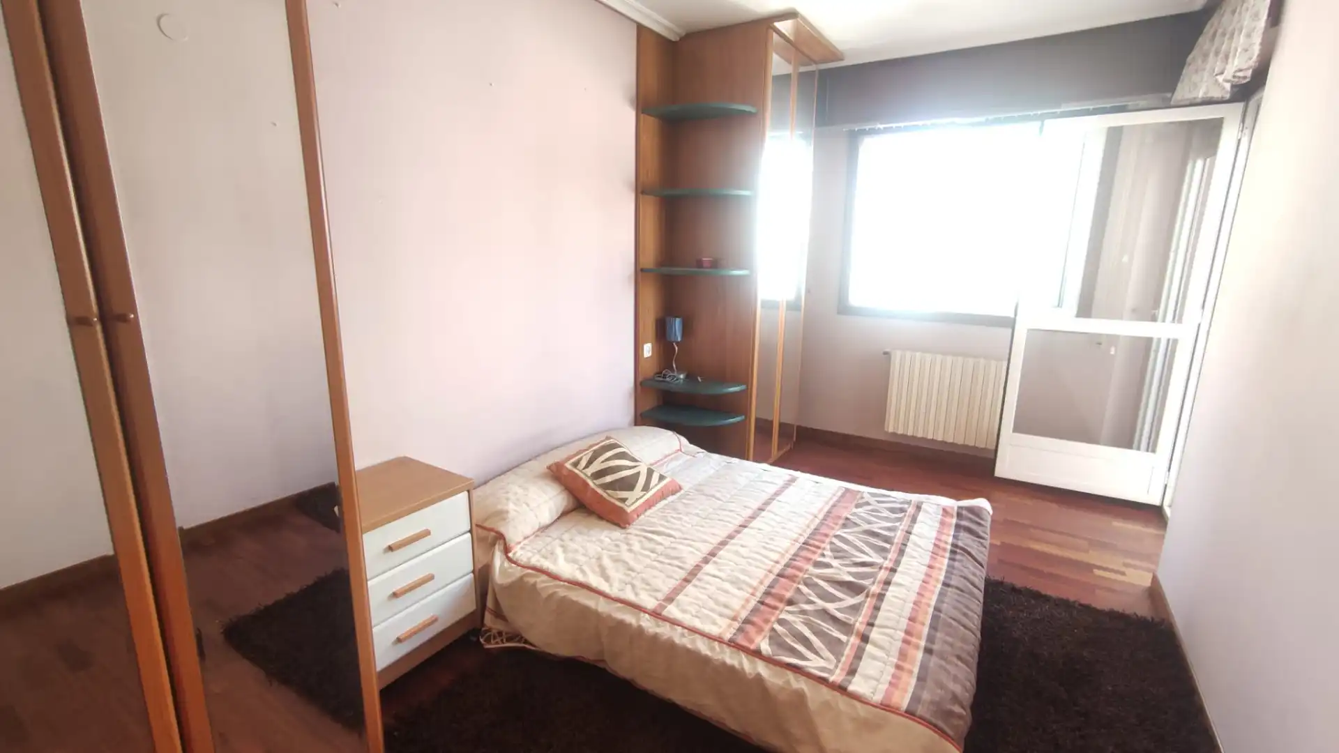 Bedroom of Flat for rent in Ourense Capital   with Heating, Furnished and Oven