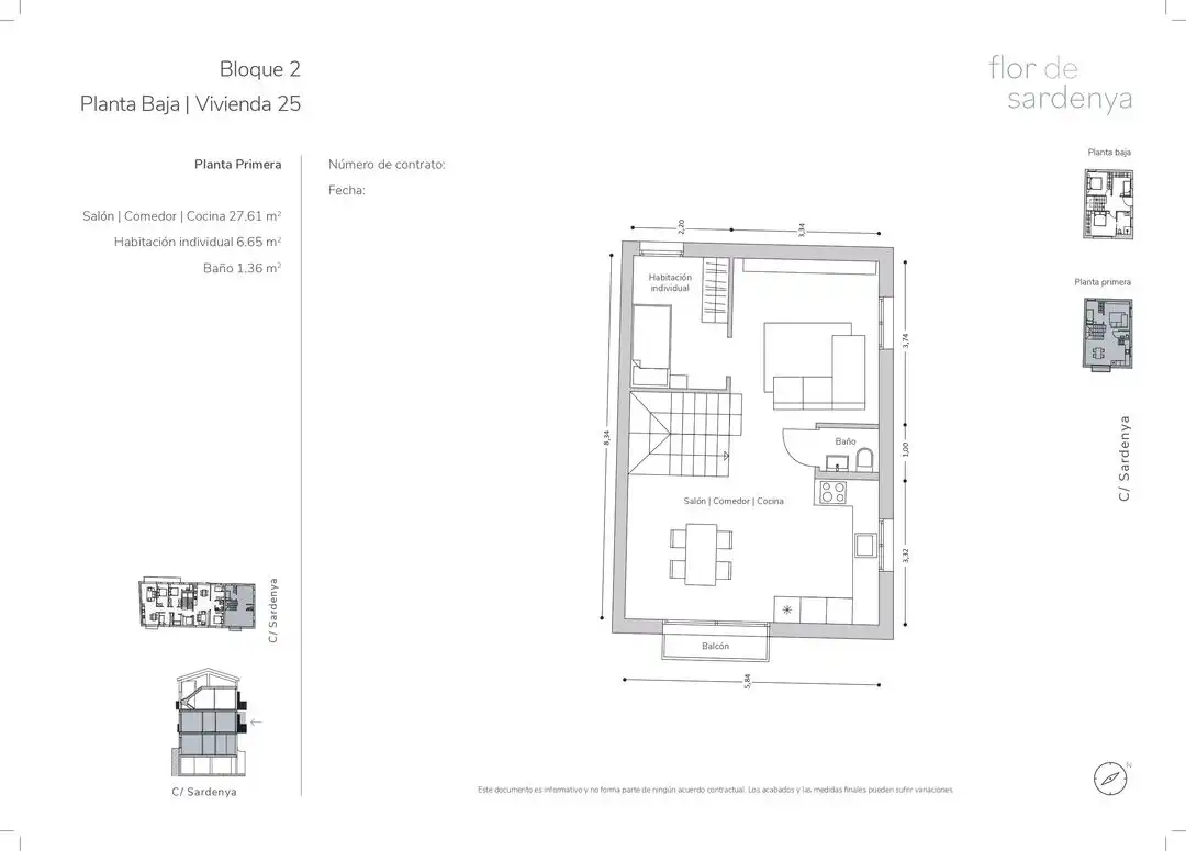 Wohnung mit Terrasse zum Verkauf in El Pedró, imagen 4
