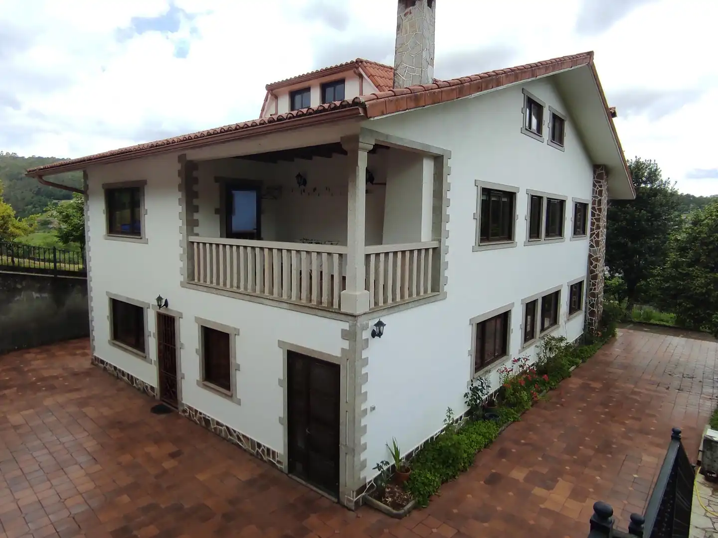 Vista exterior de Casa o chalet en venta en Vila de Cruces con Calefacción, Jardín privado y Terraza