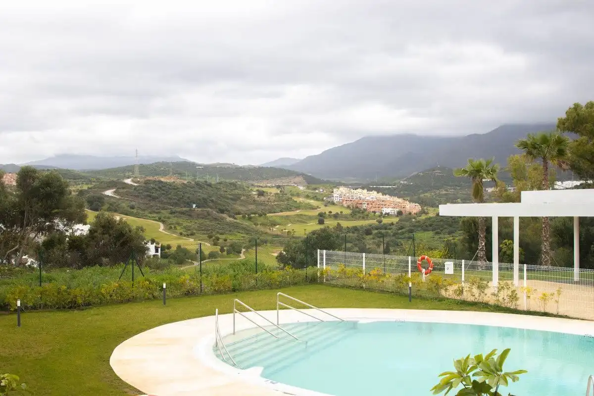 Jardí de Apartament de lloguer en Estepona amb Aire condicionat, Calefacció i Terrassa