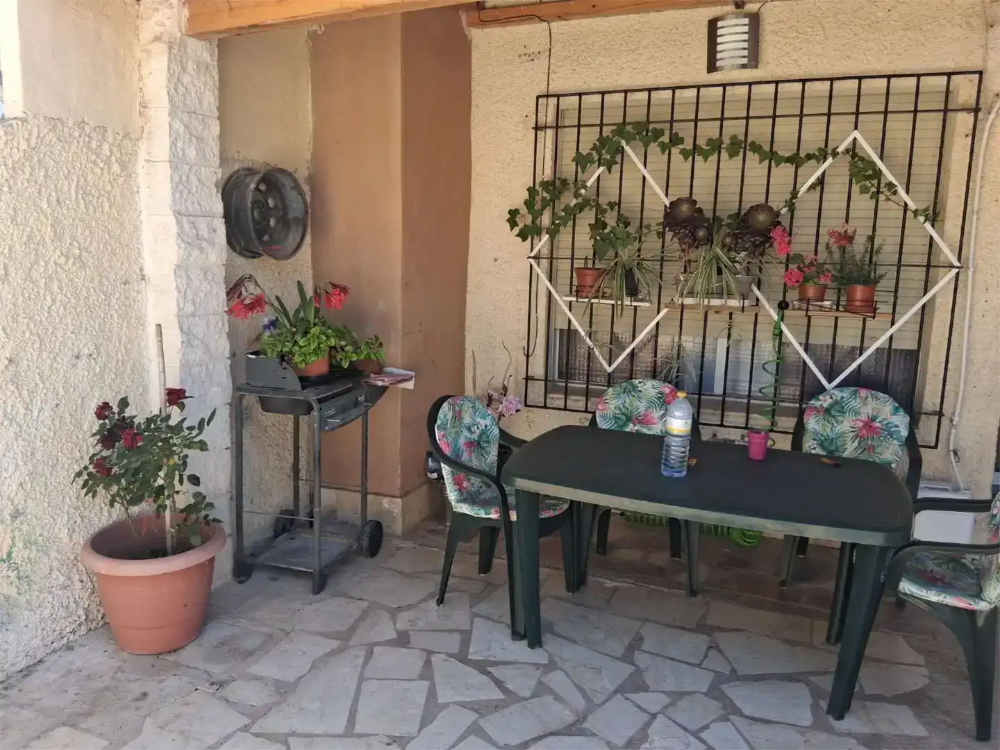 Terrassa de Casa o xalet en venda en Algueña amb Aire condicionat i Balcó