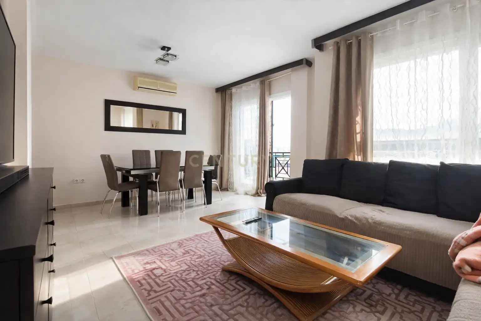Sala de estar de Casa adosada en venta en La Nucia con Aire acondicionado, Trastero y Horno