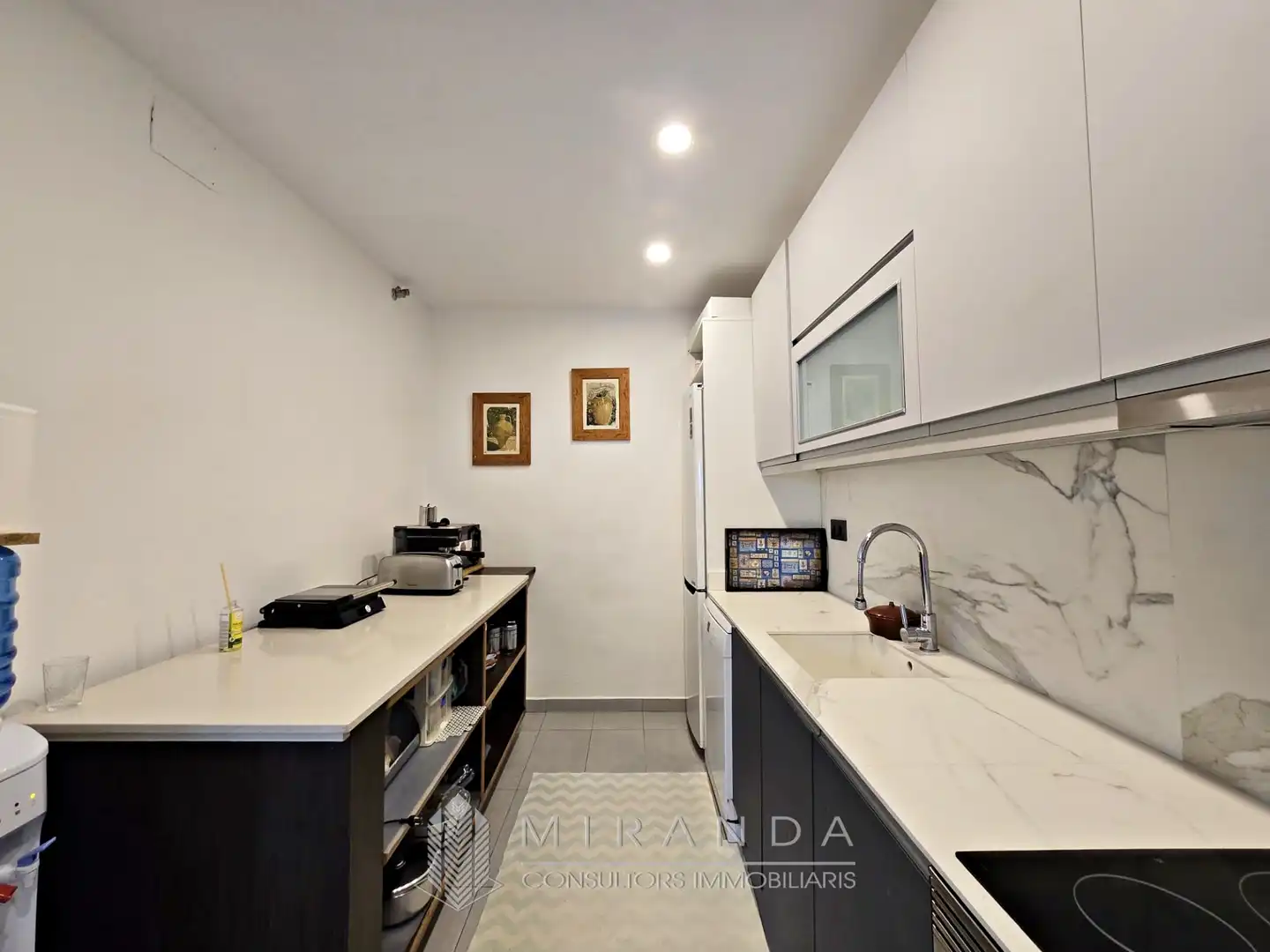 Cocina de Casa adosada de alquiler con opción a compra en Breda con Aire acondicionado, Calefacción y Parquet
