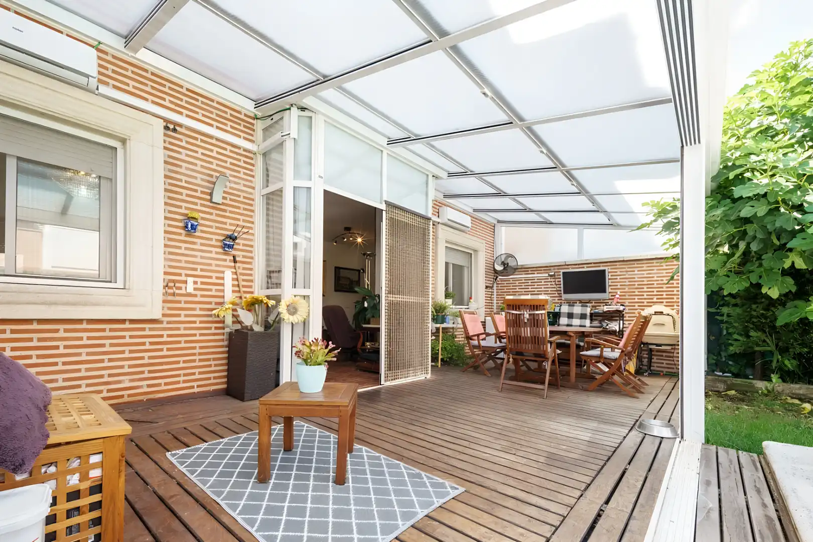 Terraza de Casa o chalet en venta en Arroyo de la Encomienda con Aire acondicionado, Calefacción y Jardín privado