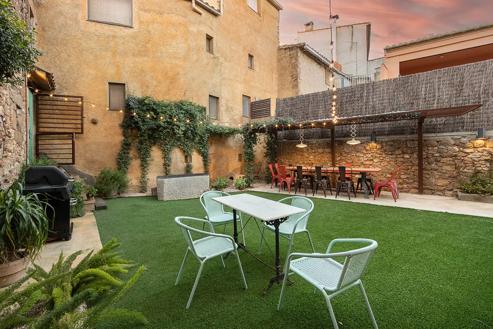 Terraza de Finca rústica en venta en Cistella con Aire acondicionado, Calefacción y Jardín privado