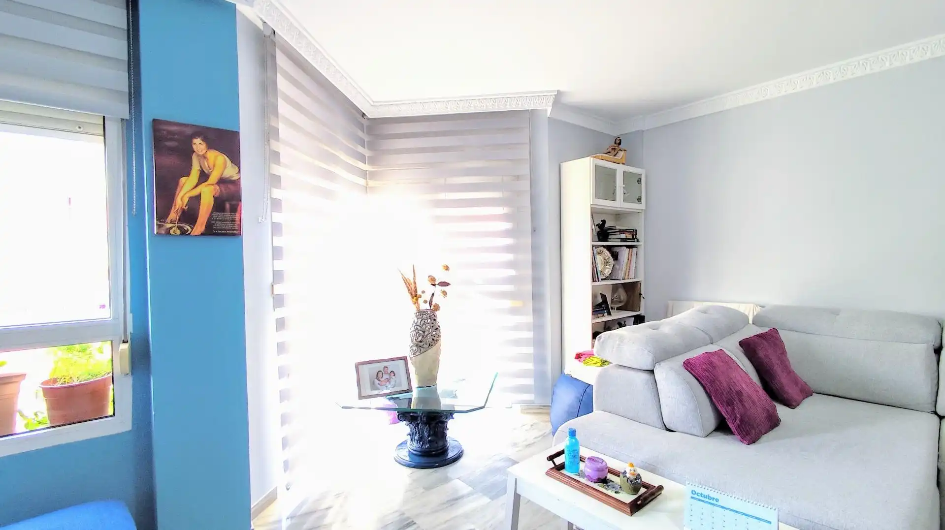 Sala de estar de Piso en venta en Torremolinos con Aire acondicionado, Jardín privado y Terraza