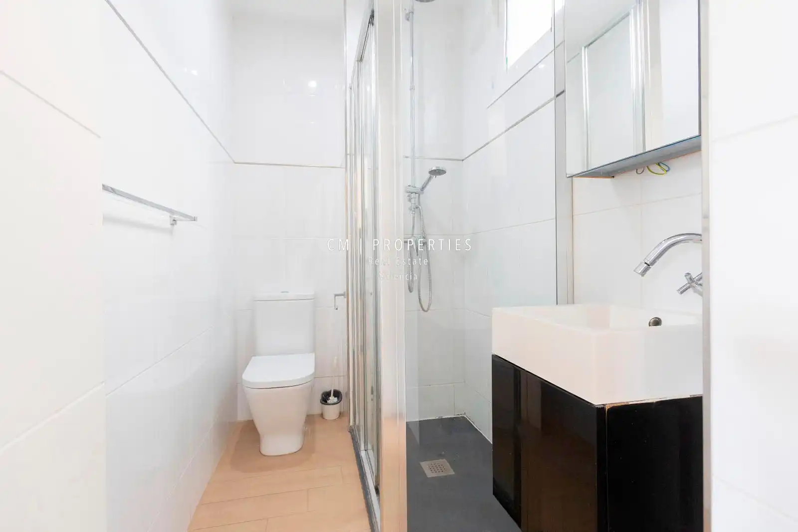 Badezimmer von Haus oder Chalet zur Miete in Valencia mit Klimaanlage, Heizung und Terrasse