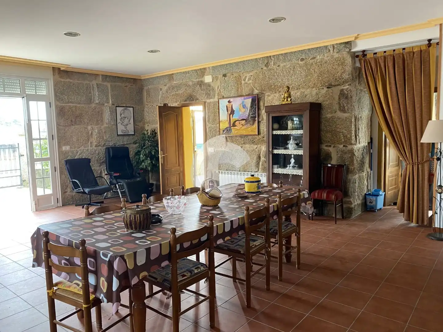 Comedor de Casa o chalet de alquiler en Coles con Calefacción, Jardín privado y Trastero