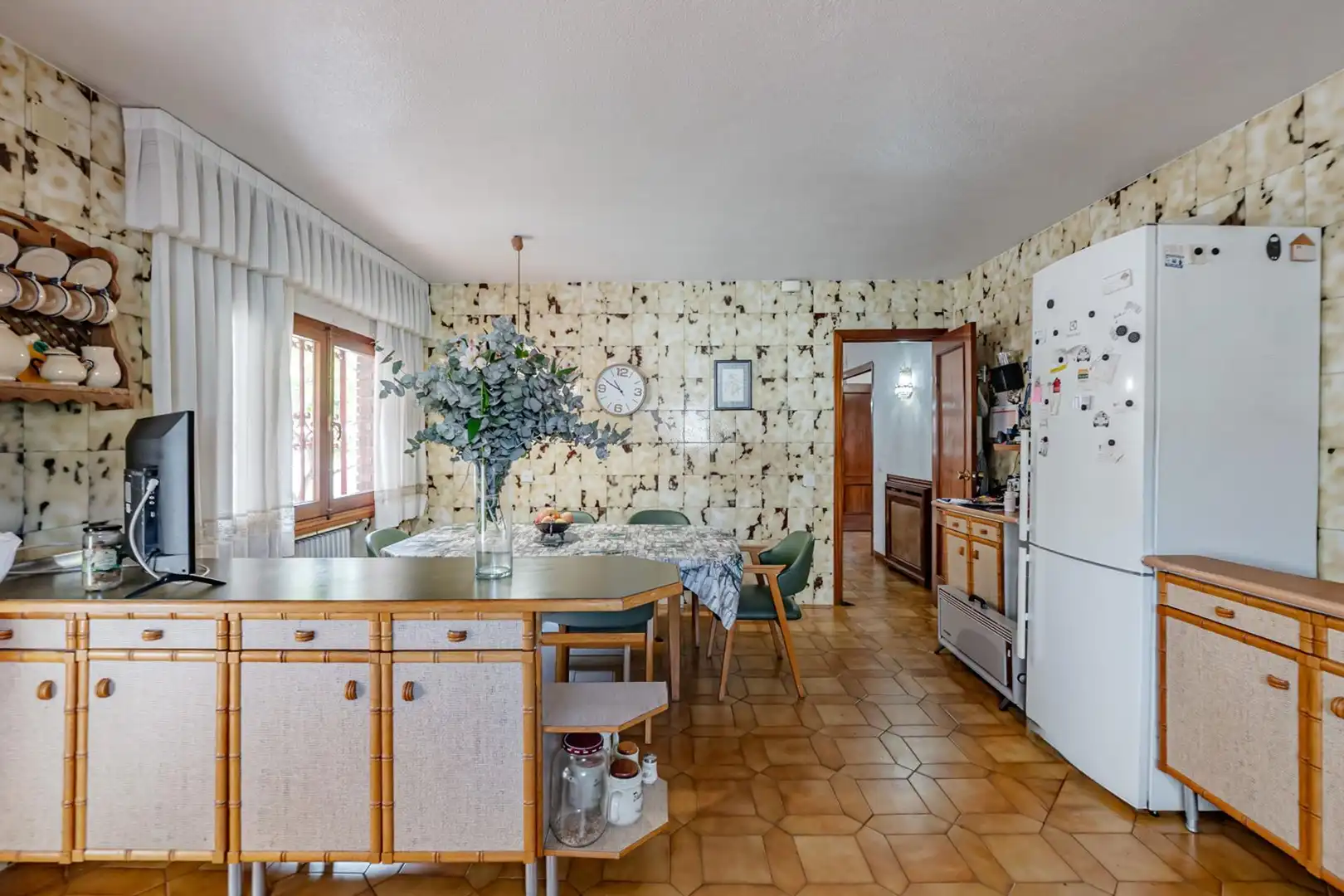 Kitchen of Houses for sale in Madrid  with Heating, Private garden and Terrace