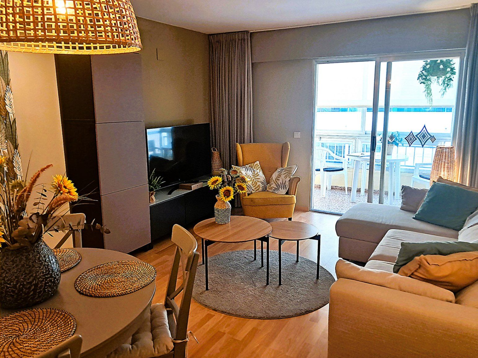 Sala d'estar de Apartament en venda en Altea amb Aire condicionat, Calefacció i Terrassa