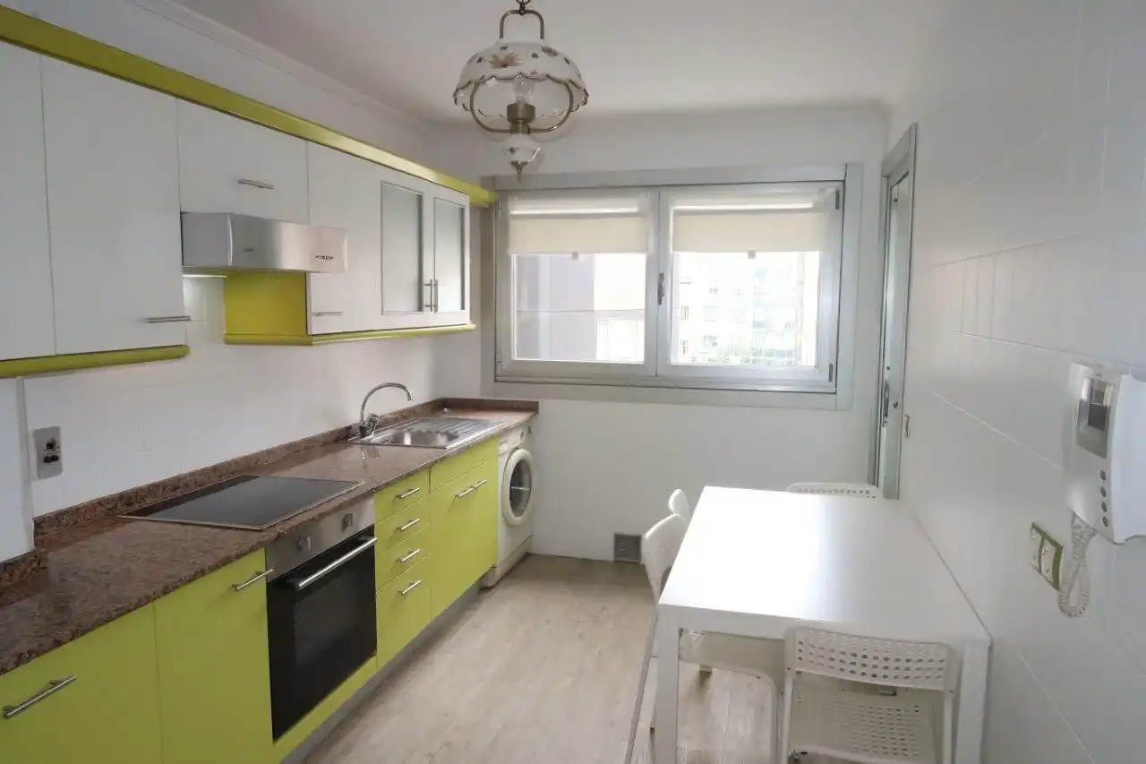 Kitchen of Flat for rent in A Coruña Capital   with Heating and Furnished