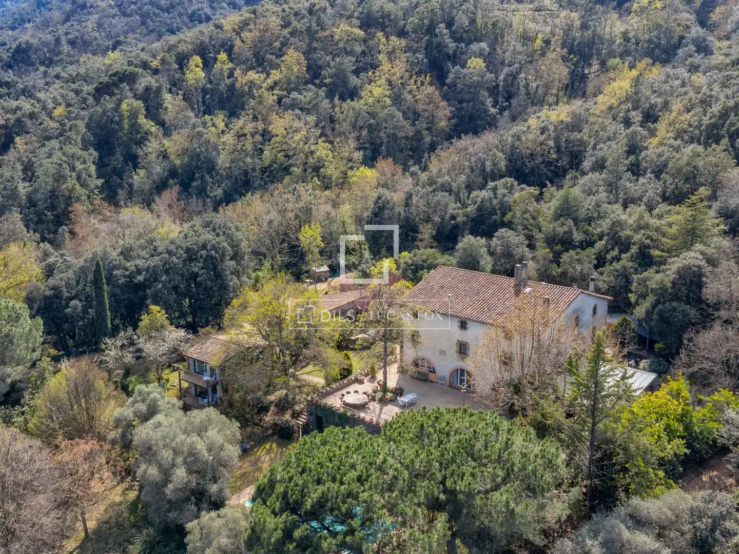 Exterior view of Country homes for sale in Anglès  with Air Conditioner, Private garden and Terrace