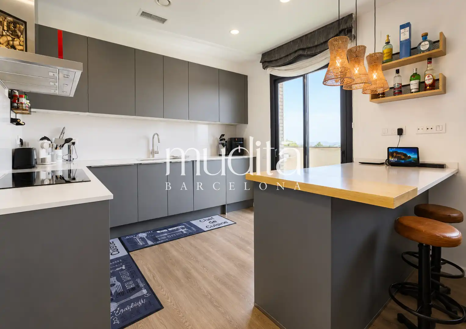 Kitchen of Attic for sale in L'Ametlla del Vallès  with Heating, Private garden and Terrace