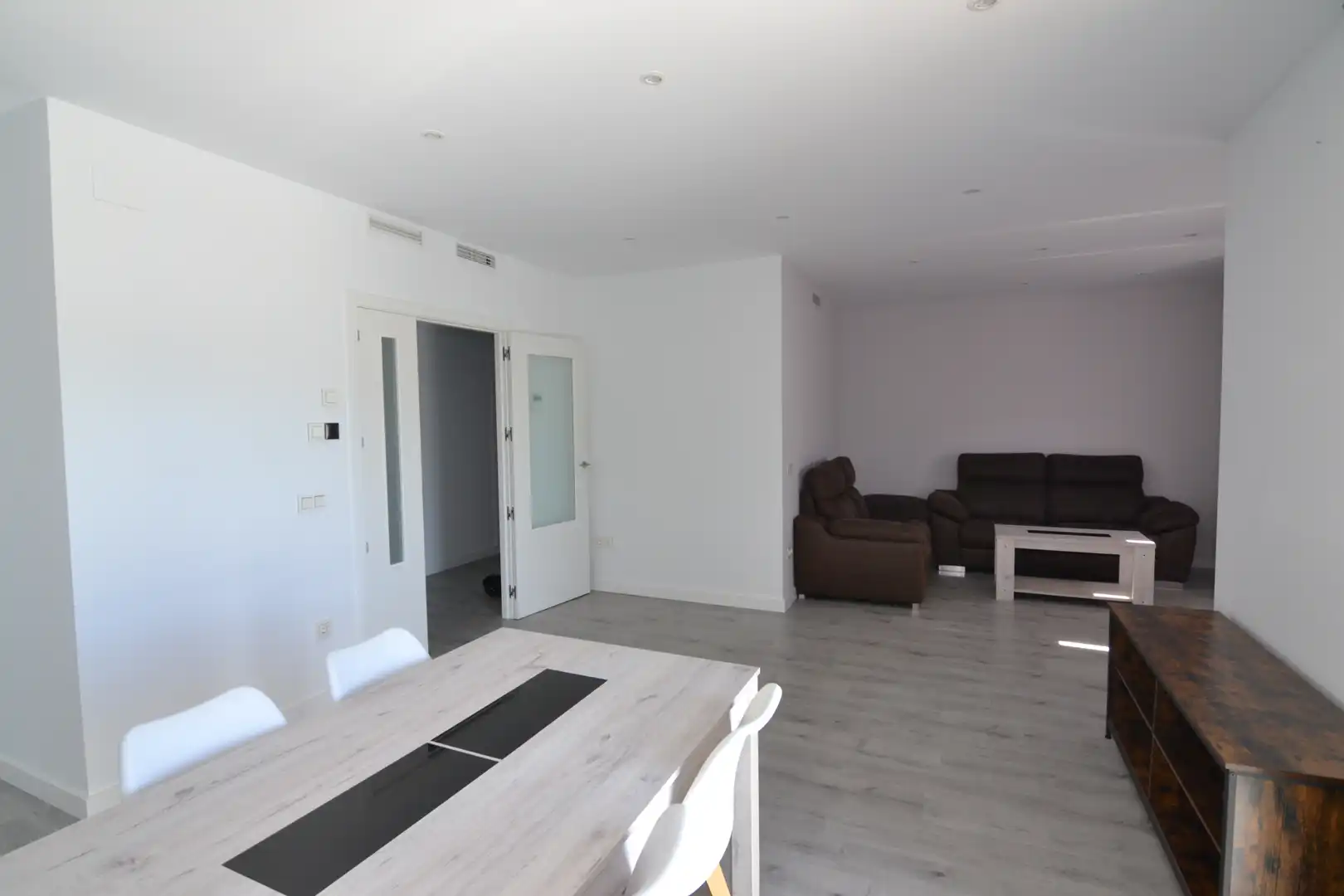 Living room of Flat for sale in Plasencia  with Heating, Terrace and Storage room
