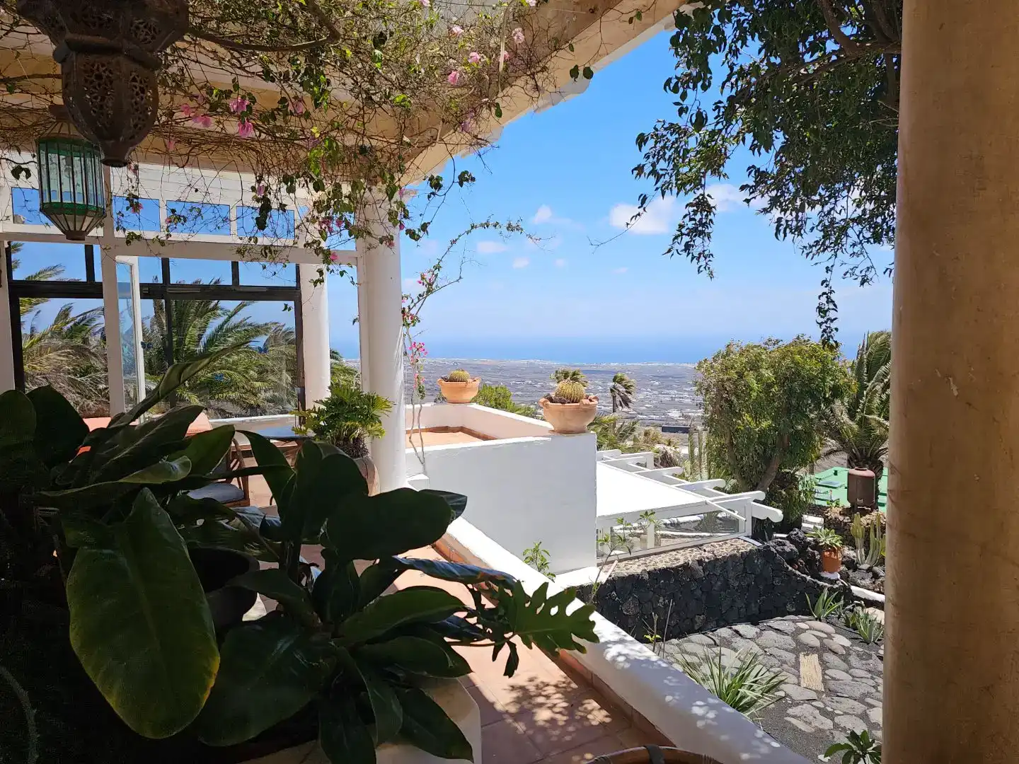 Terraza de Piso en venta en Tías con Jardín privado, Parquet y Piscina