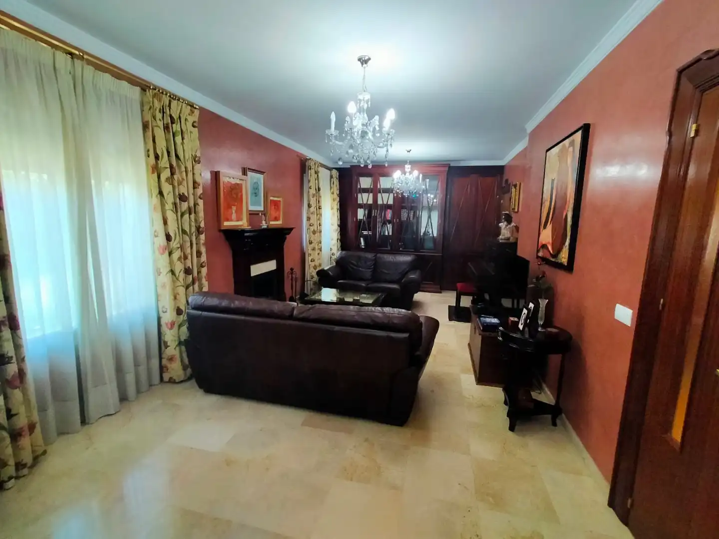 Sala de estar de Casa o chalet en venta en Jerez de la Frontera con Aire acondicionado, Jardín privado y Piscina