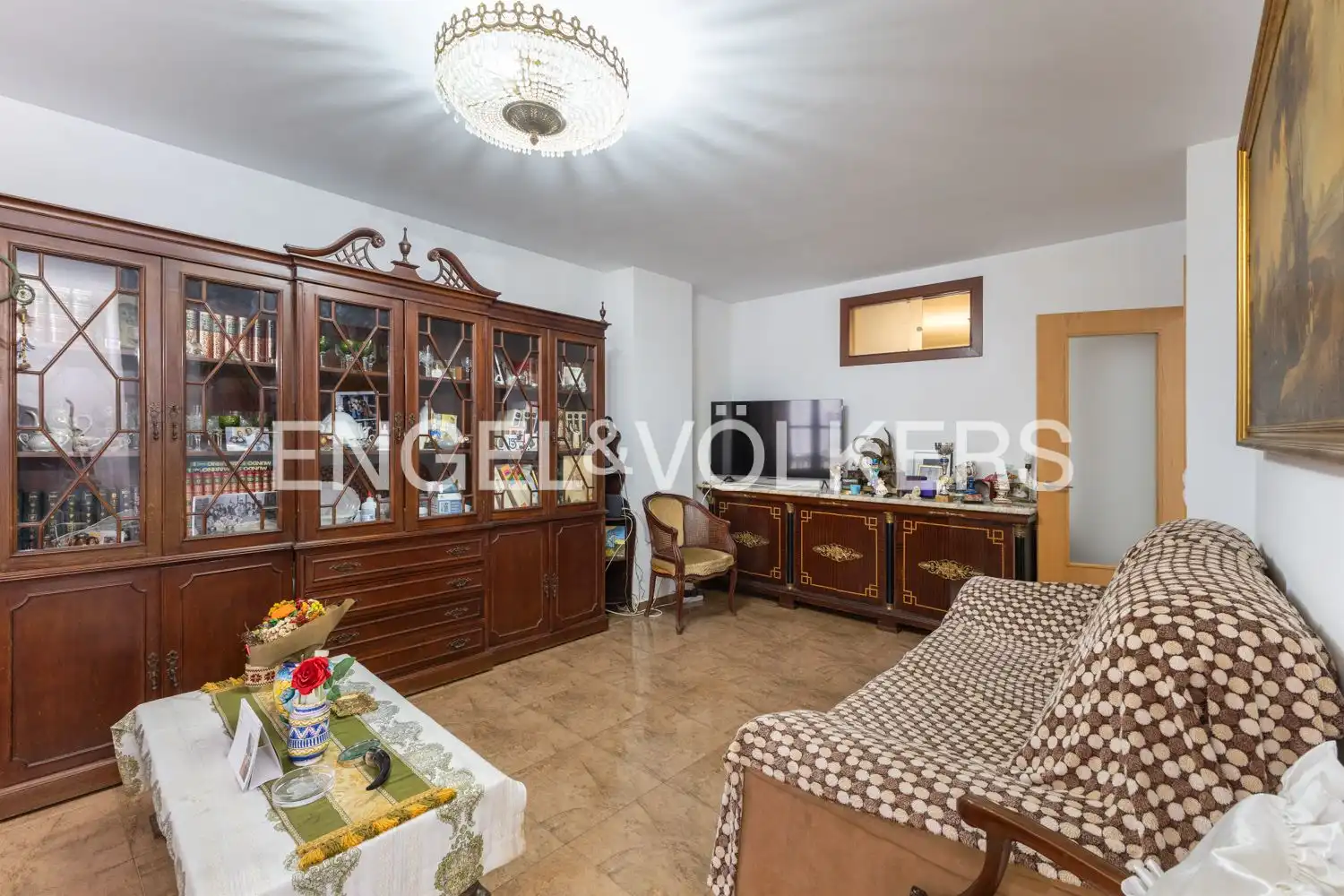 Living room of Flat for sale in Valencia  with Heating, Terrace and Storage room