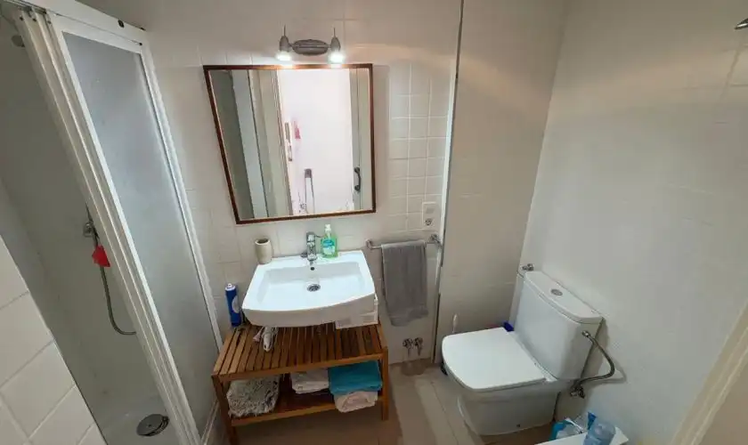 Badezimmer von Einfamilien-Reihenhaus zum Verkauf in Carboneras mit Klimaanlage, Terrasse und Abstellraum