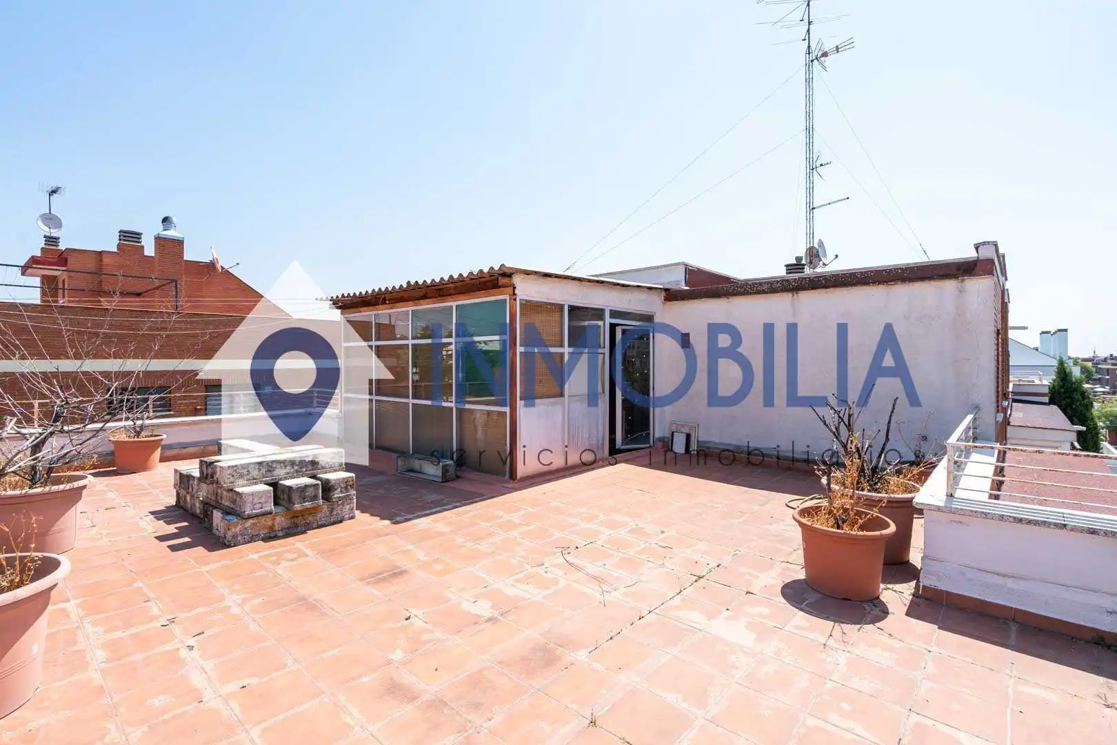 Terraza de Ático en venta en Madrid con Calefacción y Terraza