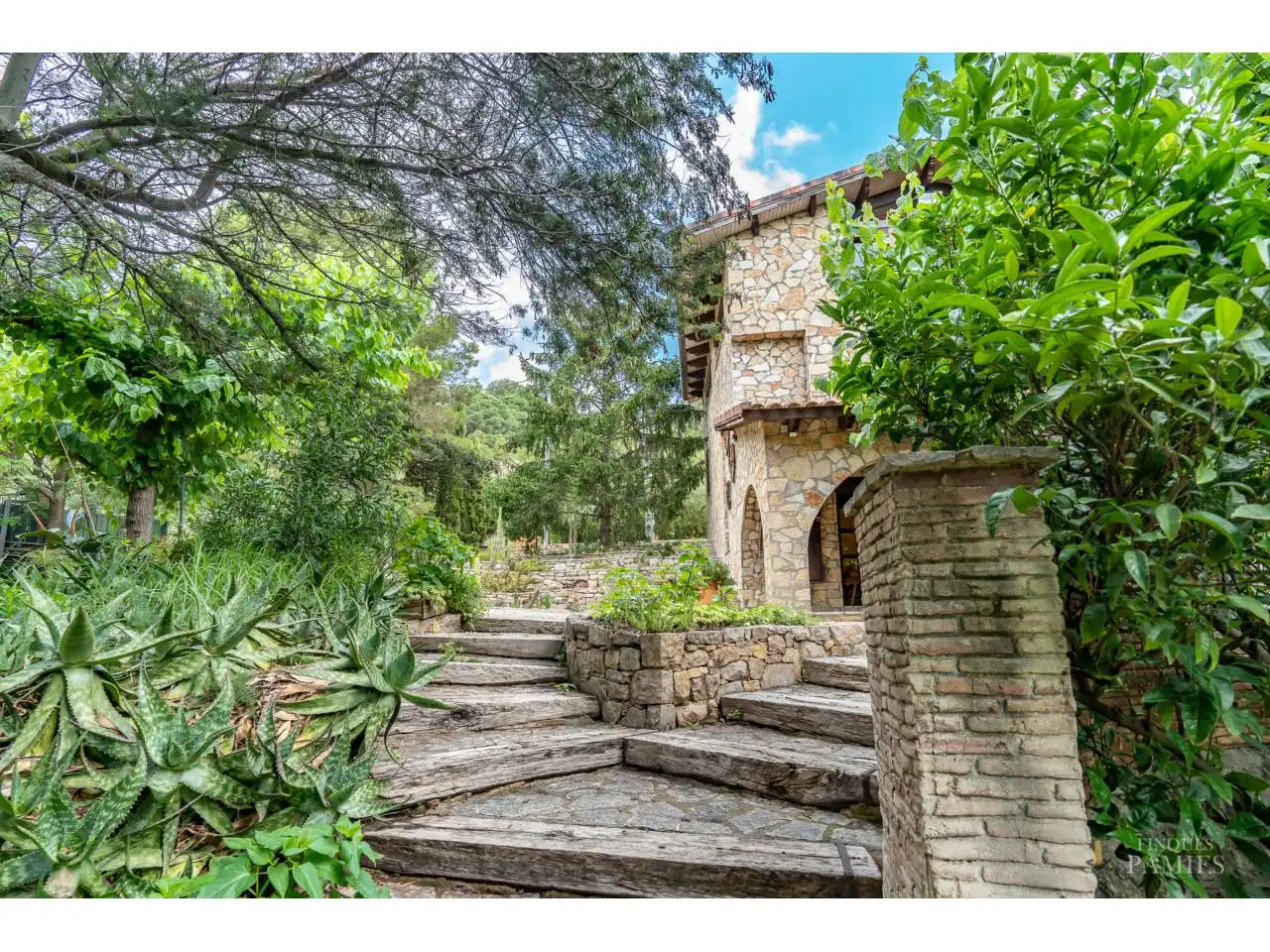 Jardí de Finca rústica en venda en Riudecols amb Calefacció, Jardí privat i Piscina